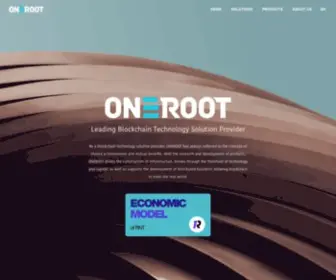 Oneroot.io(Leading Blockchain Technology Solution Provider) Screenshot