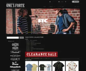 Ones-Forte.com(ONE'S FORTE) Screenshot