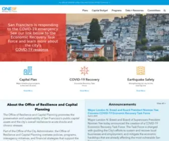 Onesanfrancisco.org(Home Page New) Screenshot
