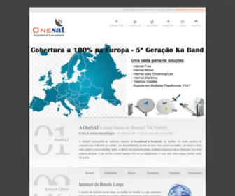 Onesat.pt(Operador de telecomunicações via Satélite) Screenshot