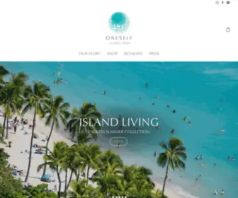 Oneselfislandliving.com(An Eco Boutique with unique collection of hand crafted products) Screenshot