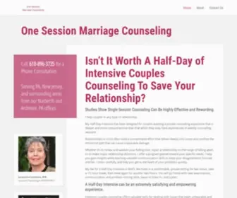 Onesessionmarriagecounseling.com(Philadelphia Marriage Counseling) Screenshot