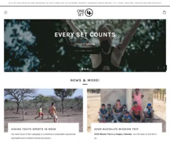 Oneset4.com(Improve Life & Give Back One Workout At A Time) Screenshot