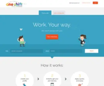Oneshift.com.au(OneShift is the most popular online platform) Screenshot