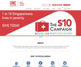 Onesingapore.org(ONE Singapore) Screenshot