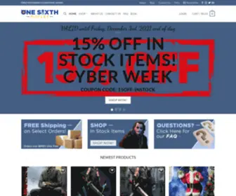 Onesixthoutlet.com(6 Scale Figures) Screenshot