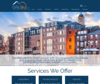 Oneskyservices.org(One Sky Community Services) Screenshot