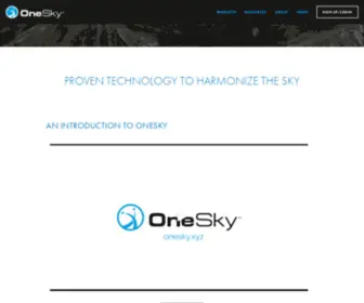 Onesky.xyz(Uncrewed Traffic Management (UTM)) Screenshot