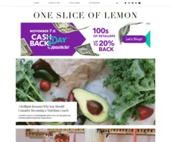 Onesliceoflemon.com(One Slice of Lemon) Screenshot