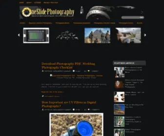 Oneslidephotography.com(Photography tips and tricks) Screenshot