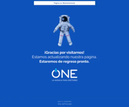 Onesmmg.com(Página en Mantenimiento) Screenshot