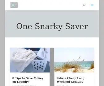 Onesnarkysaver.com(One Snarky Saver) Screenshot