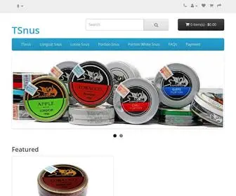 Onesnus.com(TSnus) Screenshot