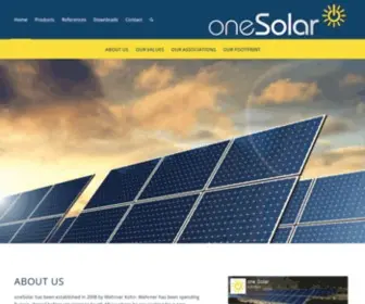 Onesolar.co.za(oneSolar) Screenshot