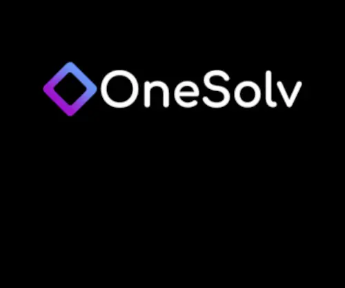 Onesolv.com(Onesolv) Screenshot