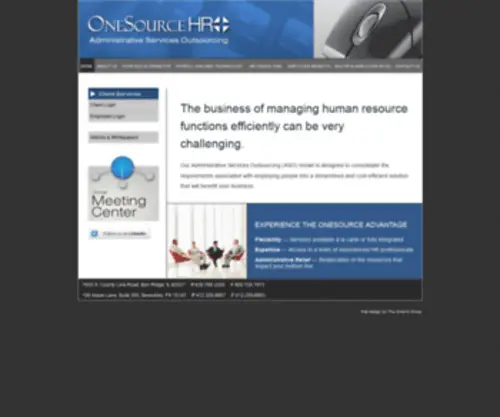 Onesource-HR.com(HR Outsourcing and Payroll Outsourcing) Screenshot