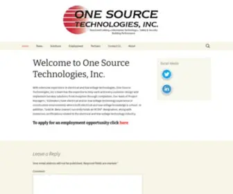 Onesourcetech.net(One Source Technologies) Screenshot