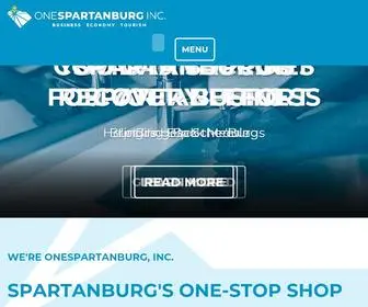 Onespartanburginc.com(The Spartanburg Area Chamber of Commerce) Screenshot