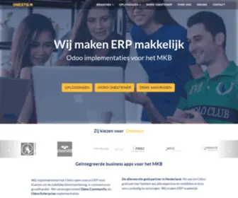 Onestein.eu(Odoo ERP implementaties voor het MKB in Nederland) Screenshot