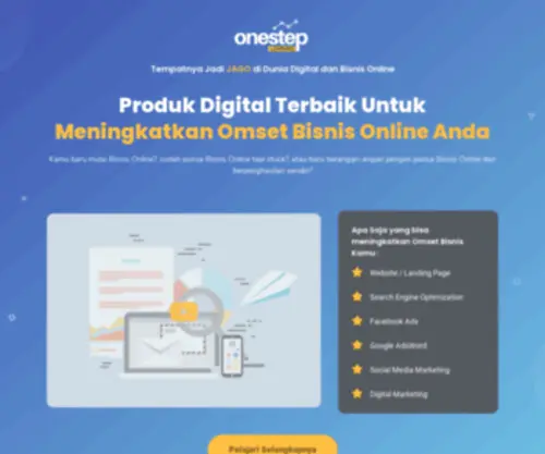 Onesteplearning.id(Produk Digital Terbaik untuk Sukses di Bisnis Online) Screenshot