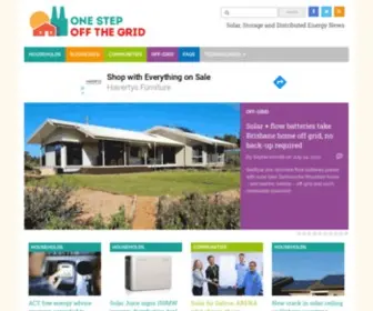 Onestepoffthegrid.com.au(One Step Off The Grid) Screenshot