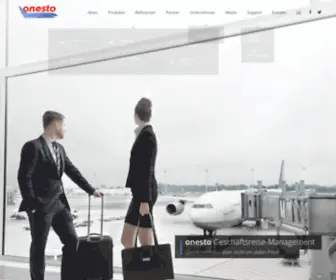 Onesto.com(Geschäftsreise) Screenshot