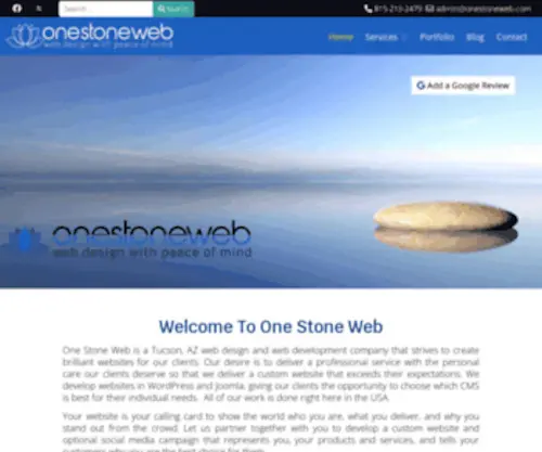 Onestoneweb.com(One Stone Web) Screenshot