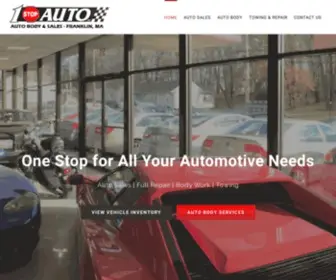 Onestopautofranklin.com(Franklin, MA) Screenshot