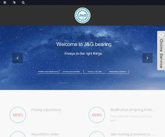 Onestopbearing.com(J&G Bearing Manufacturing Co) Screenshot