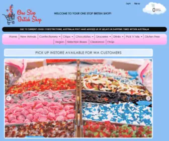 Onestopbritishshop.com.au(One Stop British Shop) Screenshot