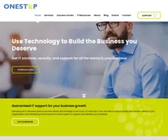 Onestopit.com(IT Services Company) Screenshot