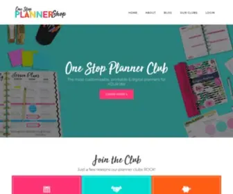 Onestopplannershop.com(One Stop Planner Shop) Screenshot