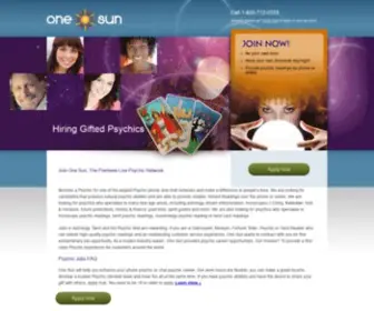 Onesun.com(Public Psychic Portal) Screenshot