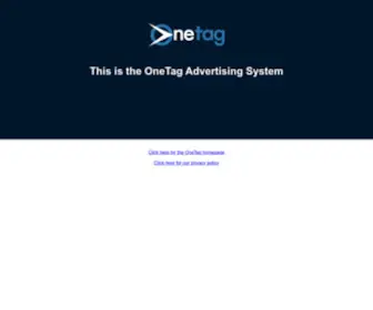 Onetag-SYS.com(Onetag advertising system) Screenshot