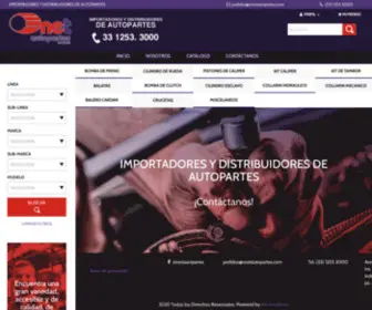 Onetautopartes.com(ONET IMPORTADORES Y DISTRIBUIDORES DE AUTOPARTES) Screenshot