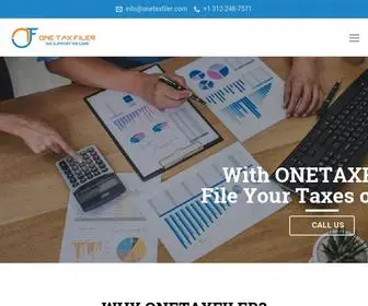 Onetaxfiler.com(OneTax Filer) Screenshot