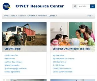 Onetcenter.org Screenshot