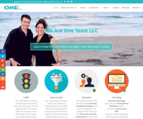 Oneteamllc.com(One Team LLC Entrepreneur Resources) Screenshot
