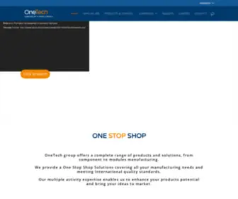 Onetech-Group.com(Ingenuity for a better industry) Screenshot