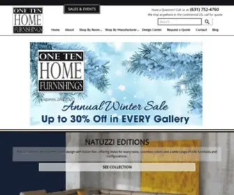 Onetenhomefurnishings.com(Home & Bedroom Furniture Store in Long Island) Screenshot