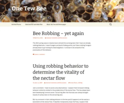 Onetew.com(One Tew Bee) Screenshot