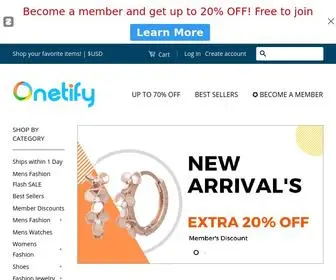 Onetify.com(Dropship Social Commerce Marketplace) Screenshot