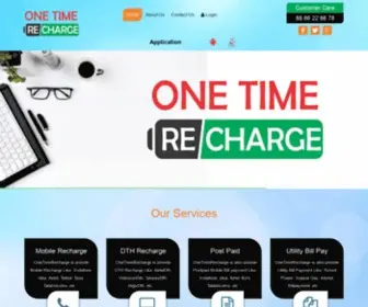 Onetimerecharge.com(Onetimerecharge) Screenshot