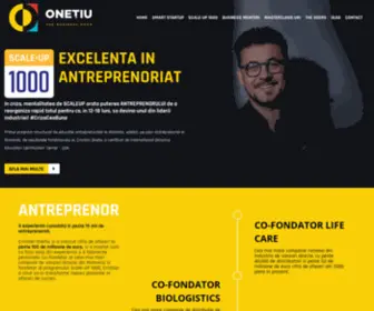 Onetiu.com(Antreprenor, Autor, Business Advisor) Screenshot