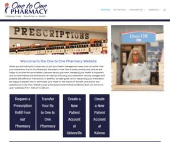 Onetoonepharmacy.com(One to One Pharmacy) Screenshot