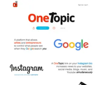 Onetopicnow.com(OneTopic) Screenshot