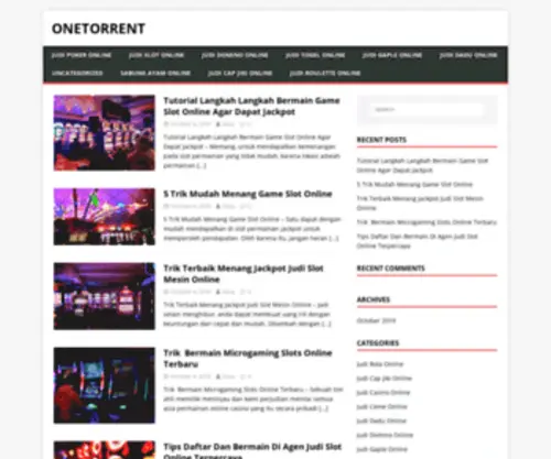 Onetorrent.org(Onetorrent) Screenshot