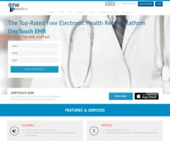 Onetouchemr.com(One Touch EMR) Screenshot
