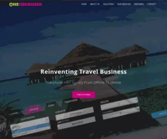 Onetourismo.com(Travel Technology and Digital Solutions) Screenshot