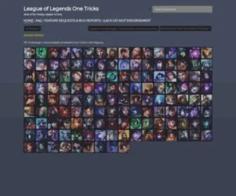 Onetricks.net(League of Legends) Screenshot